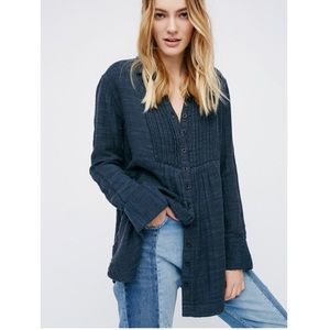 Free people flannel tunic